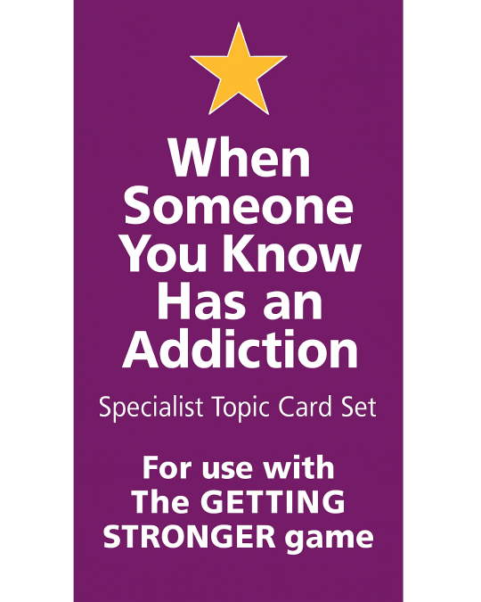 Getting Stronger Cards - Addiction (For use with the Getting Stronger game)