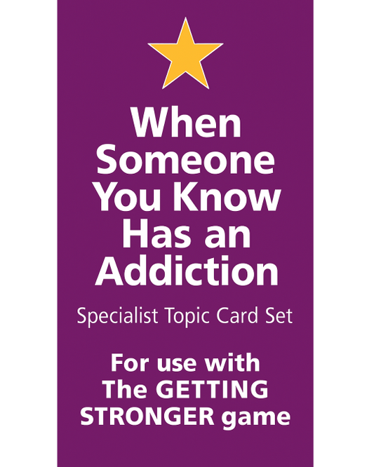 Getting Stronger Cards - Addiction (For use with the Getting Stronger game)