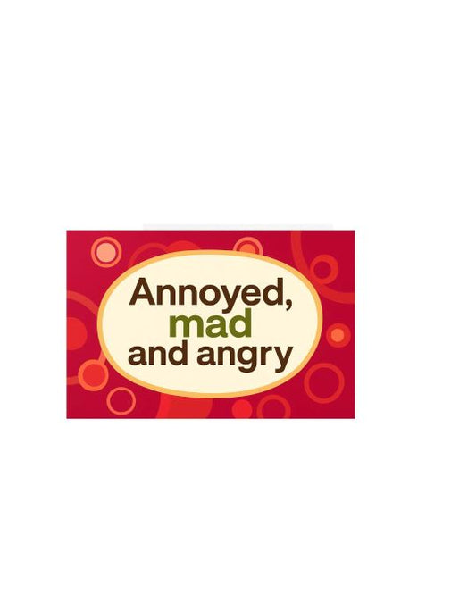 Children's Support Booklets - Annoyed, Mad and Angry