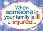 Children's Support Booklets - When Someone In Your Family Is Ill Or Injured
